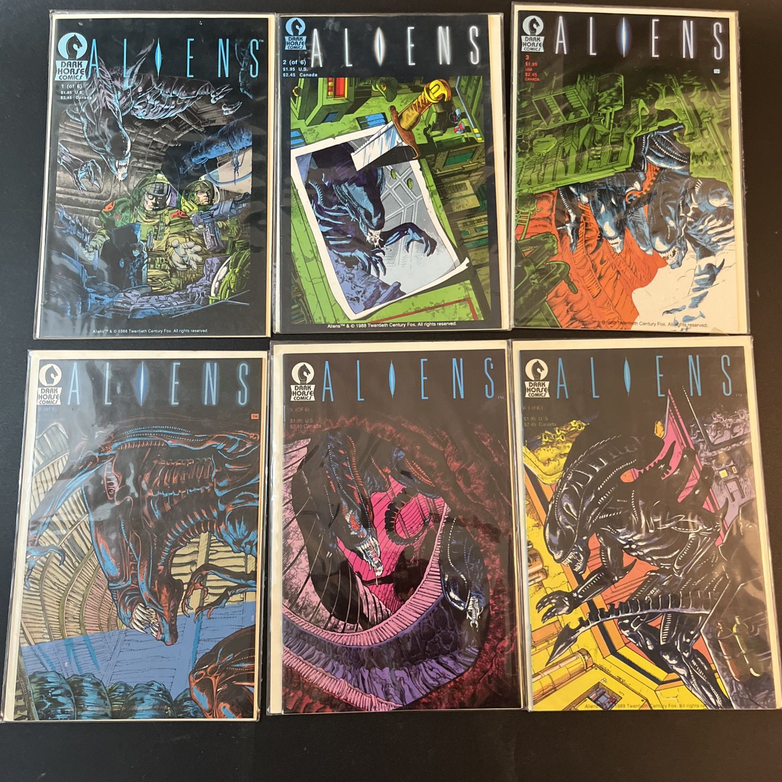 ALIENS #1-6 Complete Comic Set 1st App Xenomorphs & Alien Queen In Comics VF