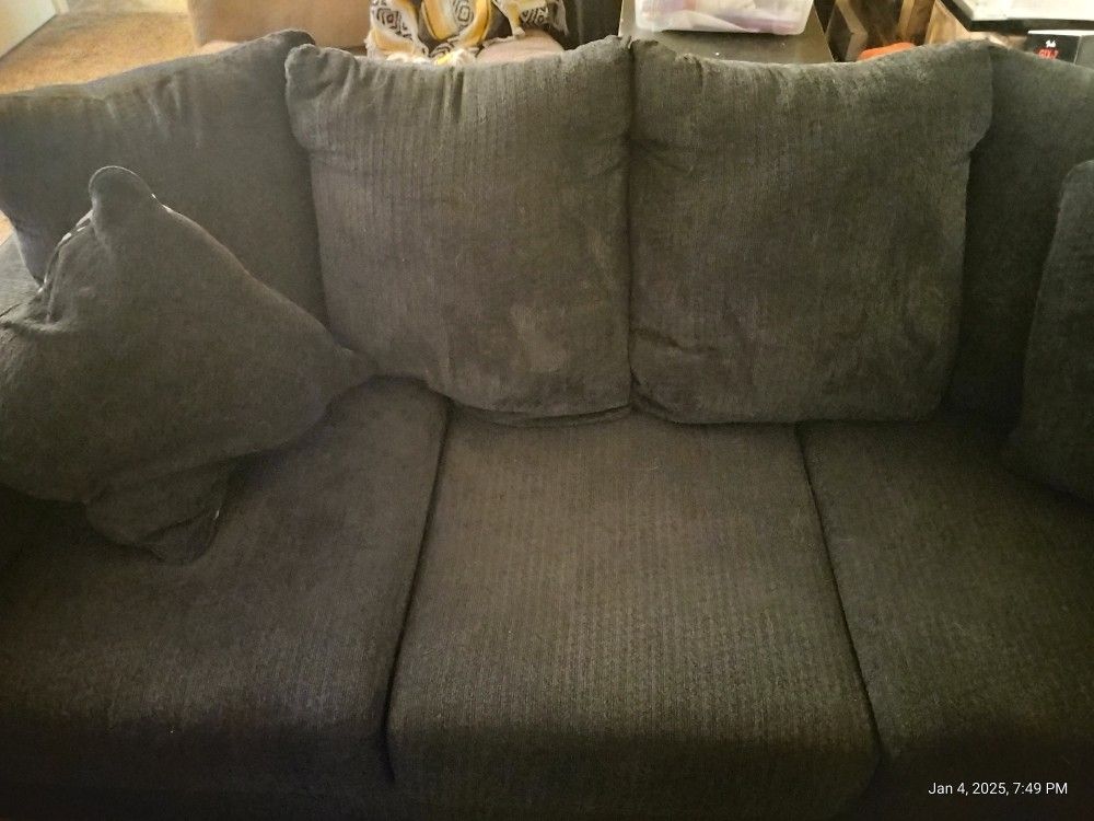 Ashley Sofa Dark Blue