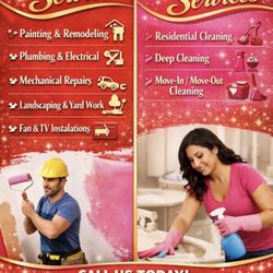 MAN WORK / CLEANING SERVICE 