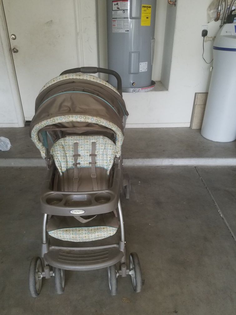 Double stroller that converts to sit and stand