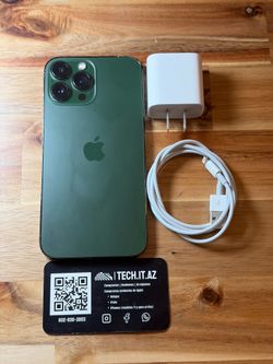📱 iPhone 13 Pro Max | 128GB | Alpine Green | AT&T/Cricket Only | Hablo Español