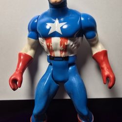 1984 Mattel CAPTAIN AMERICA Marvel Super Heroes Secret Wars Vintage Figure kids toy man cave retro