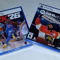NBA 2K26/ NHL 26 - PS5 Game Bundle 