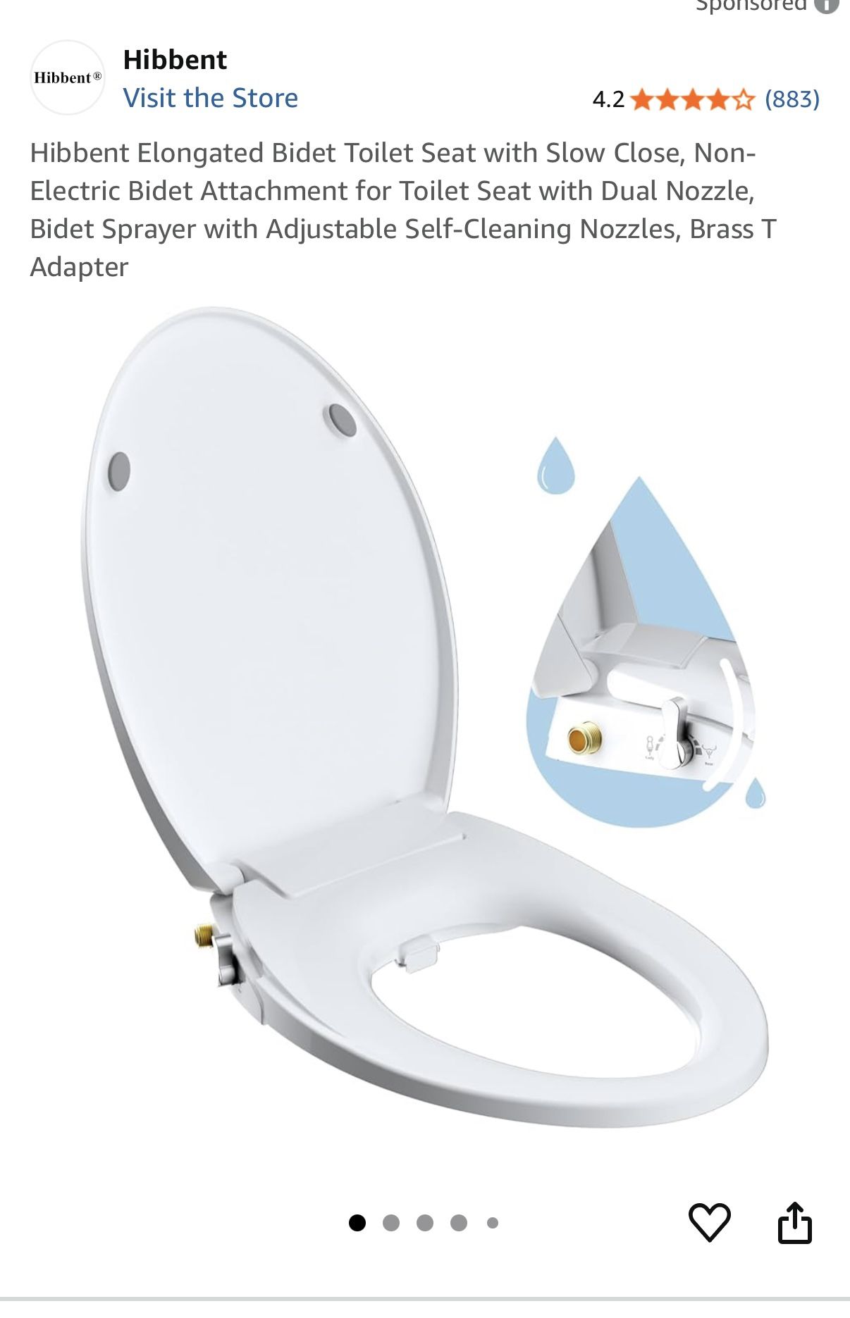 Hibbent Manual Bidet