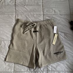 Essentials Dark Oatmeal Shorts
