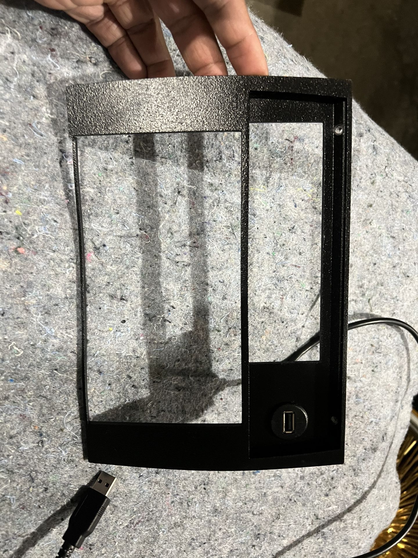 79-87 El Camino Double Din Bezel With USB Plug With 3ft Extension G Body