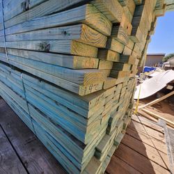 2" x "6 - 16' Pressure Treated Green