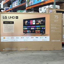 LG 75" Class UA7700 Series 4K UHD Smart TV