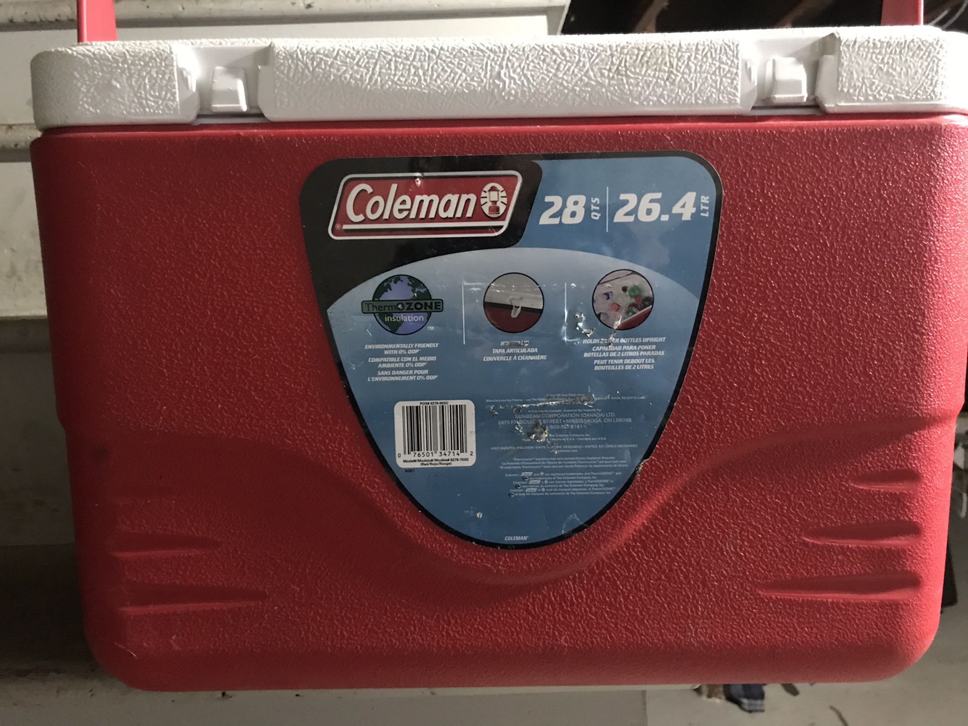 Coleman 28 Qt Cooler With Handle
