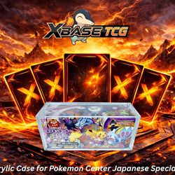 Pokemon Acrylic Case for Japan Tohoku pokemon center boxes