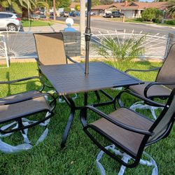 Brand New Patio Table Set  Umbrella  Not Included 