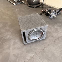 12” Kicker Sub and box.