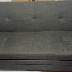Steinhafels Grey Sleeper Sofa