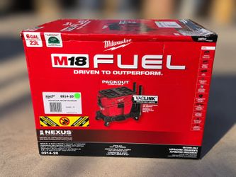 M18 FUEL NEXUS 6 Gallon Wet/Dry Vacuum with PACKOUT Compatibility and VACLINK
