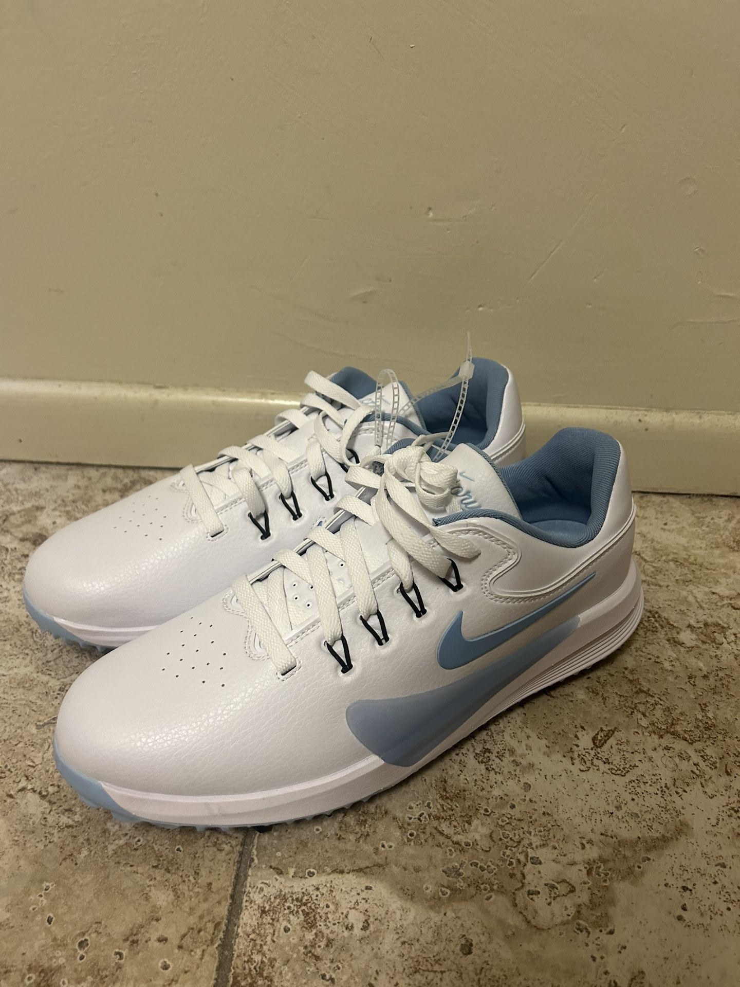 Nike Victory Pro 4 White/Psychic Blue Golf Shoes FZ7611-101 Men's Size 8.5