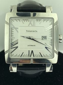 TIFFANY&CO. Atlas Gent Square Z1100.82.12A21A00A Automatic Men's Watch(a)_484154