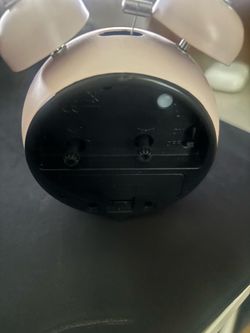 Pink alarm clock