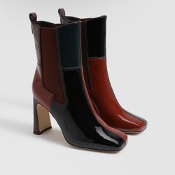 Sam Edleman  Elle Block Heel Chelsea Bootie Size 9