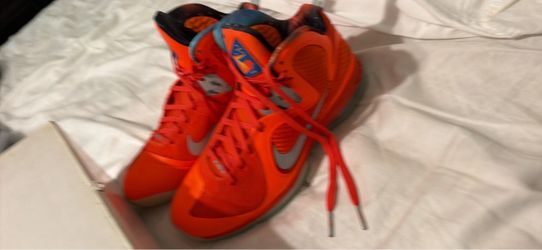 LeBron 9 high top bright crimson silver reflection big bang 2022 ☄️ size 9.5