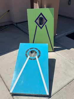 2 Small Custom Cornhole game for kids