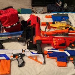 Nerf Gun Lot + Extra Ammo