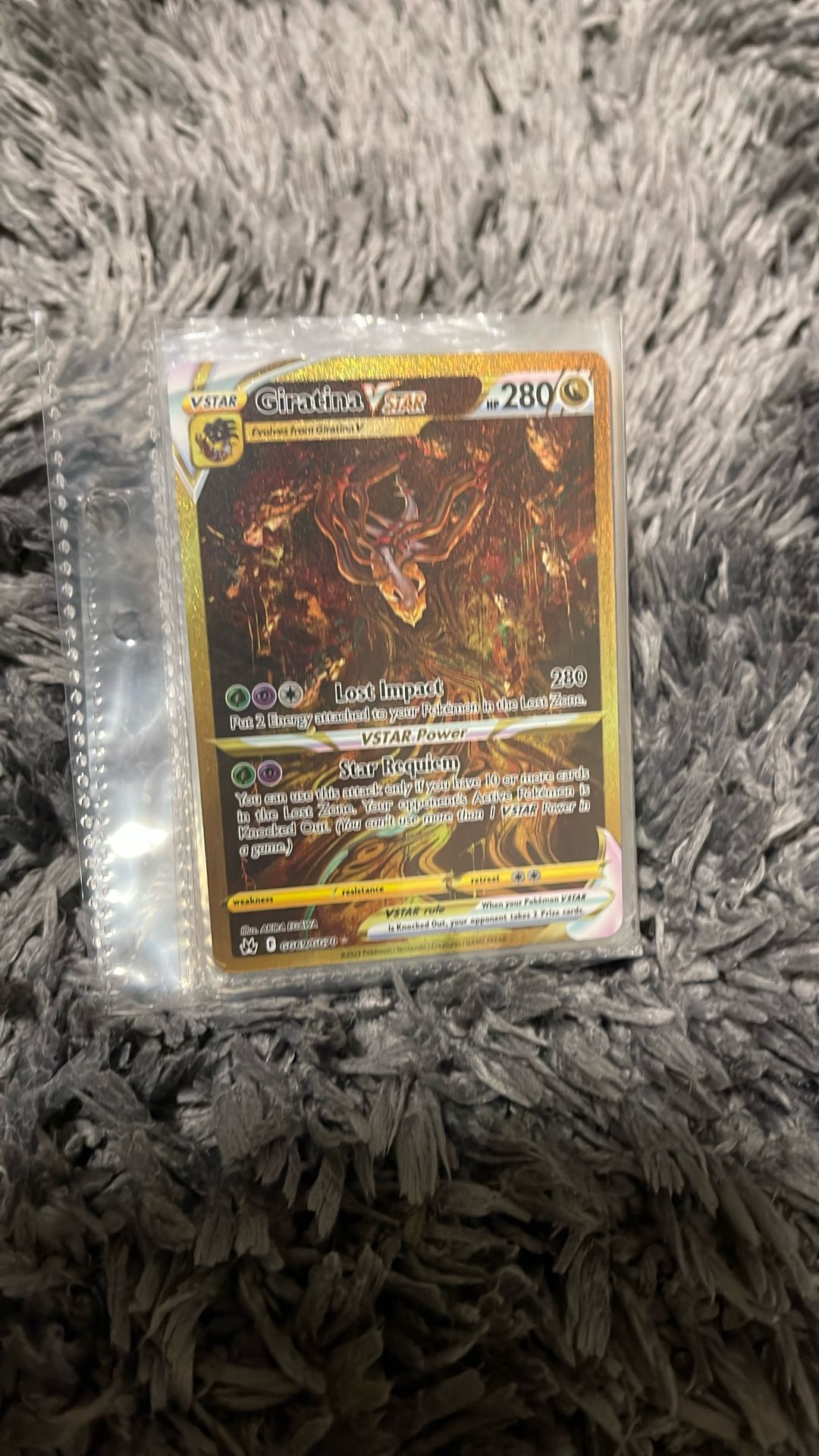 Giratina VSTAR #GG69 Pokemon Crown Zenith