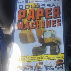 Colossal Paper Machines 10 Giant Models Heavy Equipment Kids Craft Art Activity