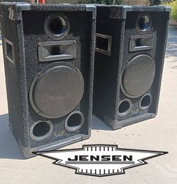 Vintage JENSEN Speakers 300 Watts Sound Great!
