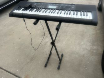 Casio keyboard and stand