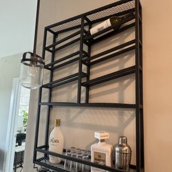 Custom Steel Wine Rack Display 