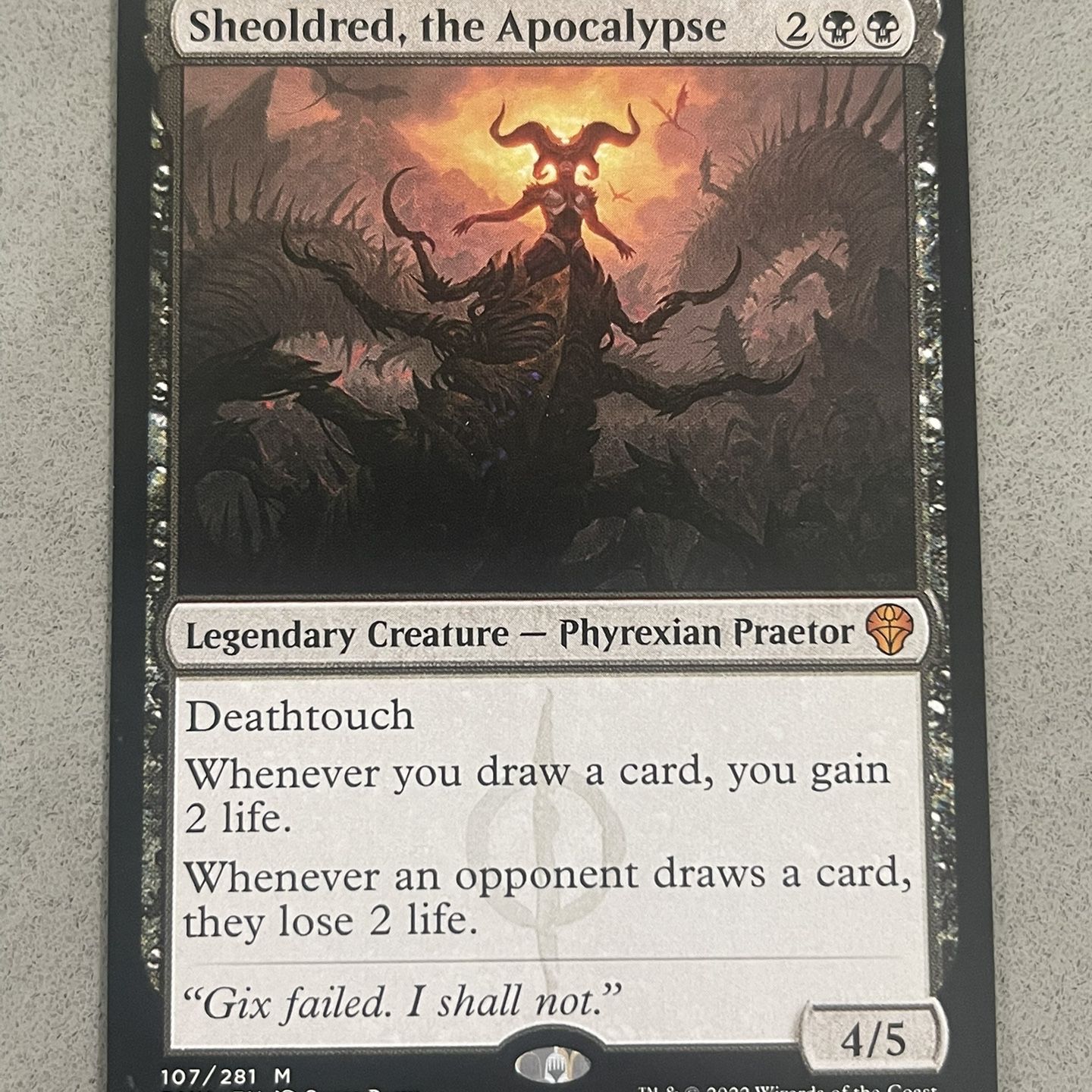 Magic the Gathering MTG Proxy - Sheoldred, the Apocalypse for Sale in  Pasadena, CA - OfferUp