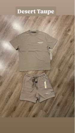 Essential Desert Taupe Shirt & Short Set