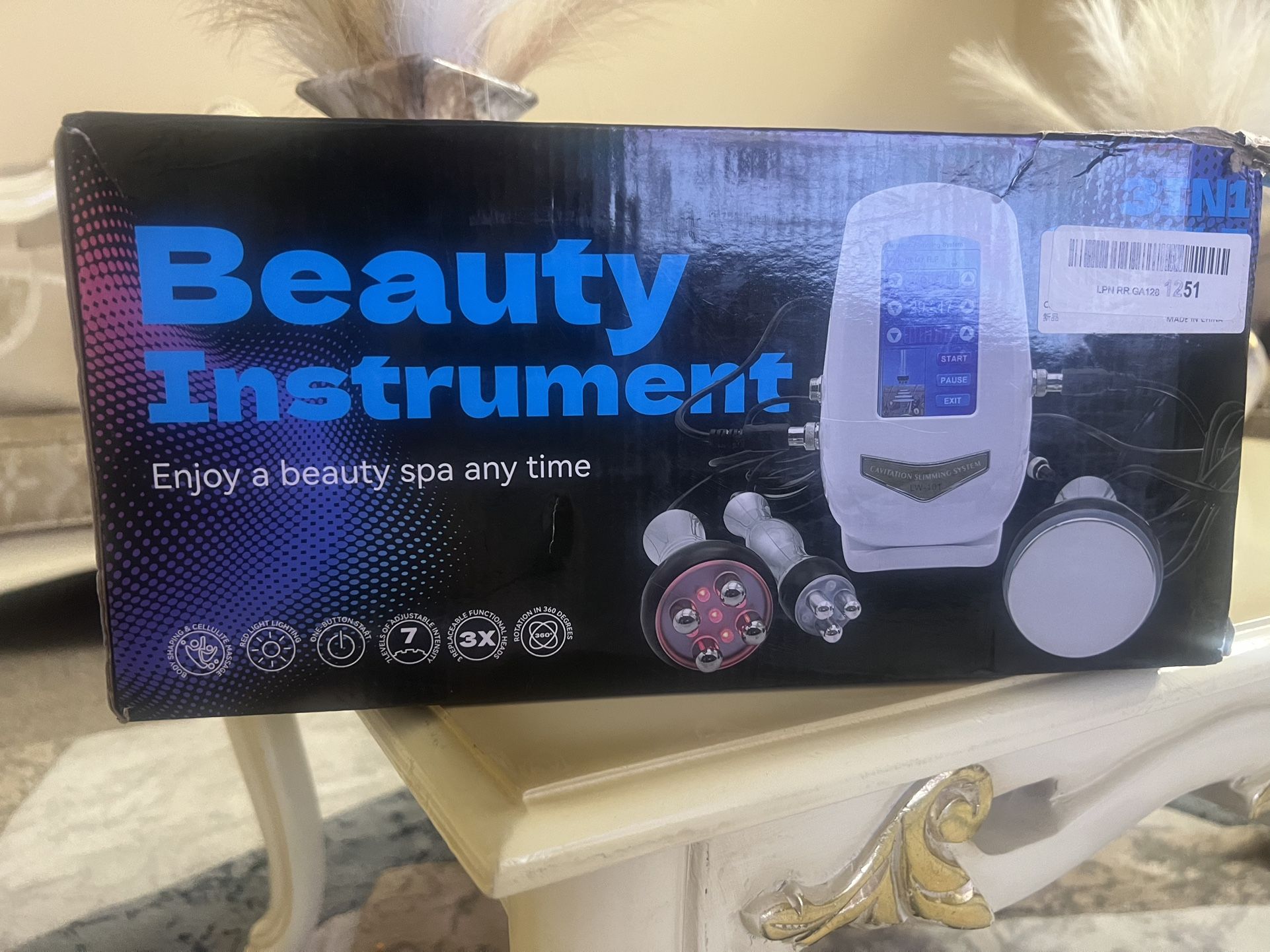3 In 1 Beauty Massage Machine Multifunctional Body Facial Spa Massager Anti-Age