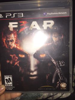 Fear 3 PS3 game