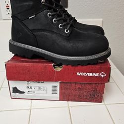 Wolverine Soft Toe Work Boots Size 9.5 