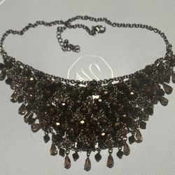 Black Beaded Necklace