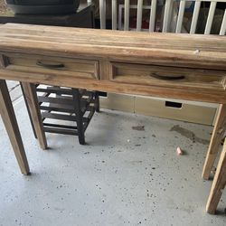 Console Table With Drawers 