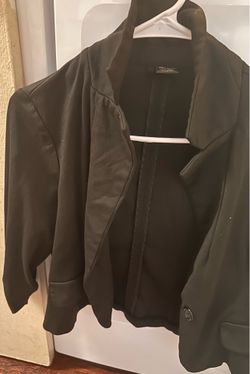 Flirtatious Black Coat - Size L