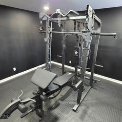 Smith Machine 2001 | Multi-Use Adj Bench | Gym Equipment | Fitness | Squat Rack | Excercise |🔴WEIGHTS AND BARBELL SOLD SEPARATELY 🔴 FREE DELIVERY 🚚