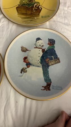 Norman Rockwell collectible plates