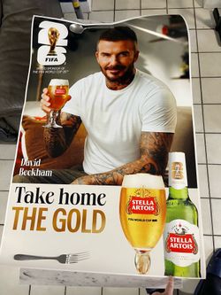 Stella David Beckham FIFA poster