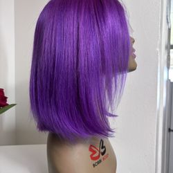 Bob Wig 12’’ Lace front Wig Human Hair