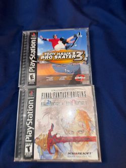 Final fantasy and Tony hawk ps1