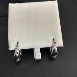 Lightweight Stainless Steel Chunky Earrings