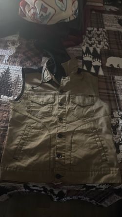Tan g by guess denim vest