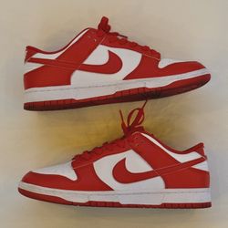 Nike Dunk Low “Varsity Red” Size 10