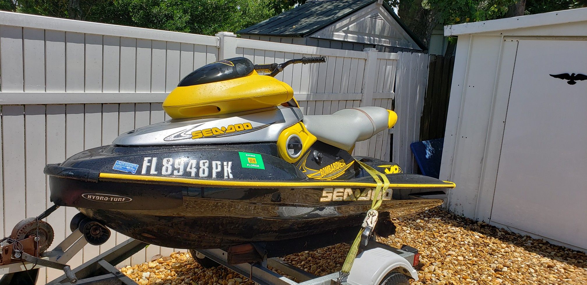 2000 seadoo xp and trailer