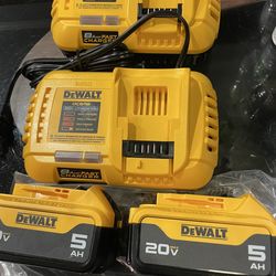 DeWalt Fast Chargers and Batteries