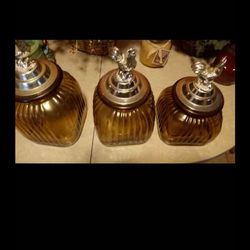 Vintage Glass Canisters 3