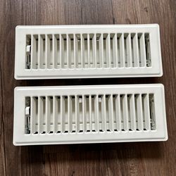 Floor register covers 3”x10” off white